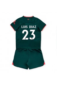 Liverpool Luis Diaz #23 Babytruitje 3e tenue Kind 2022-23 Korte Mouw (+ Korte broeken)